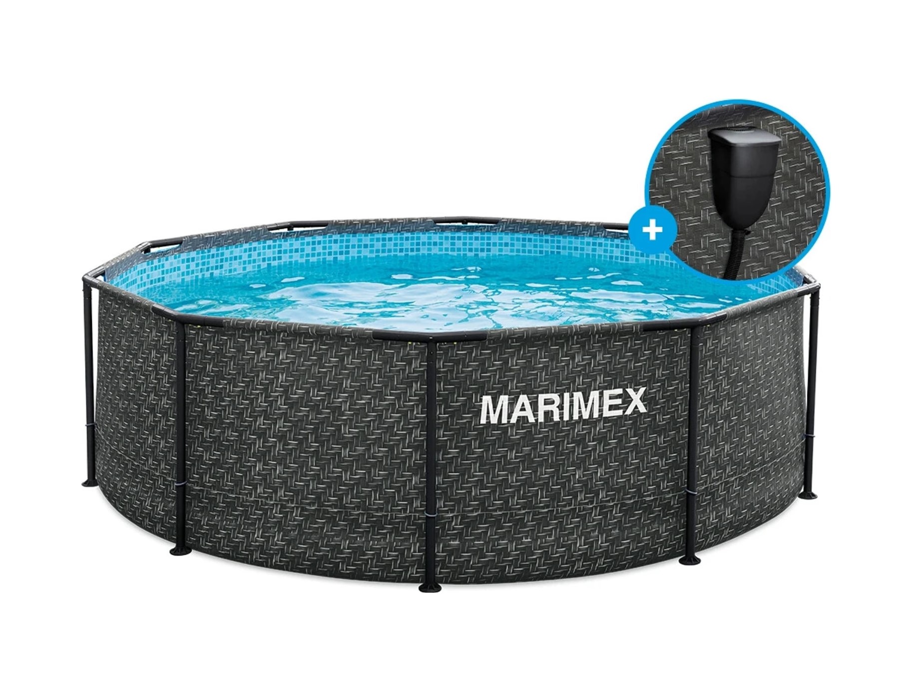 Marimex Florida Ratan 3,05x0,91 se skimmerem - motiv RATAN