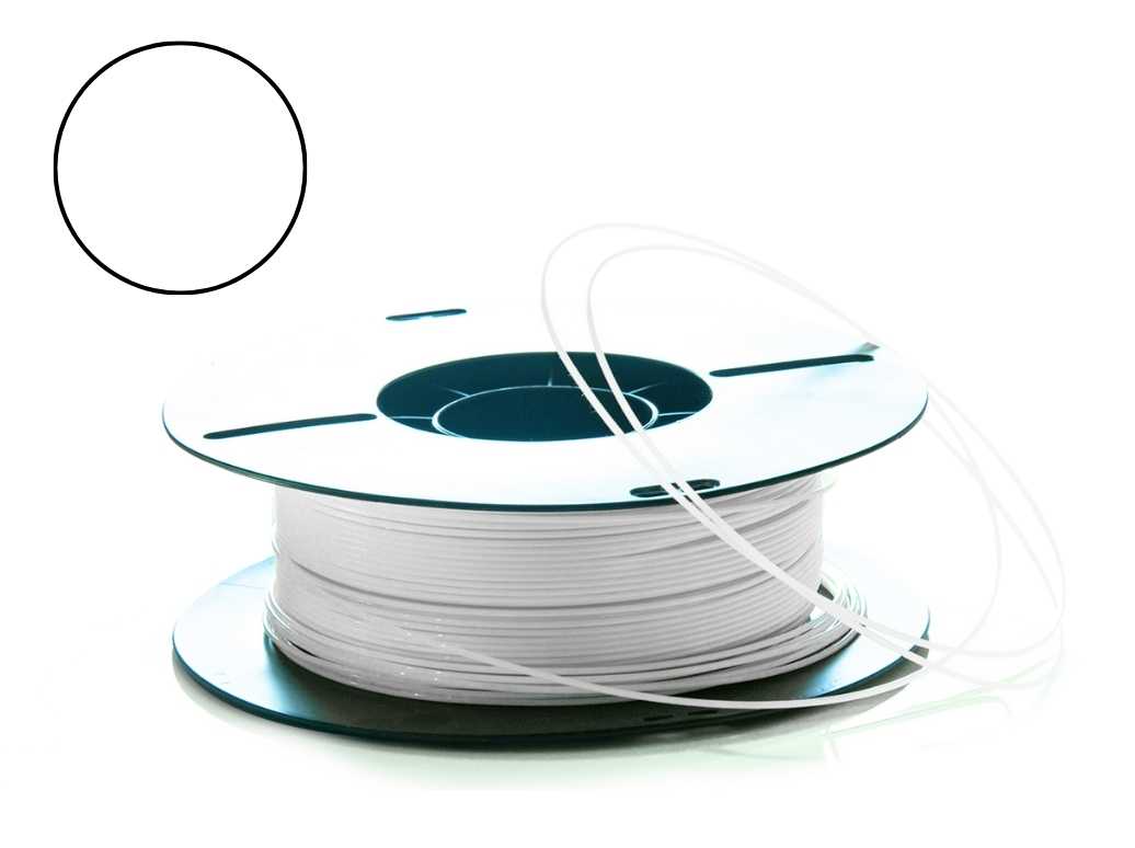 PET-G filament, 1,75mm, cívka, 1kg - bílá