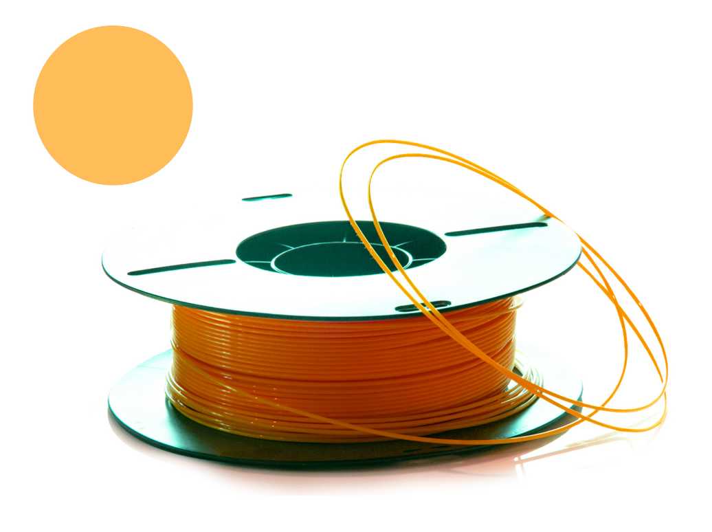 PET-G filament, 1,75mm, cívka, 1kg - oranzova