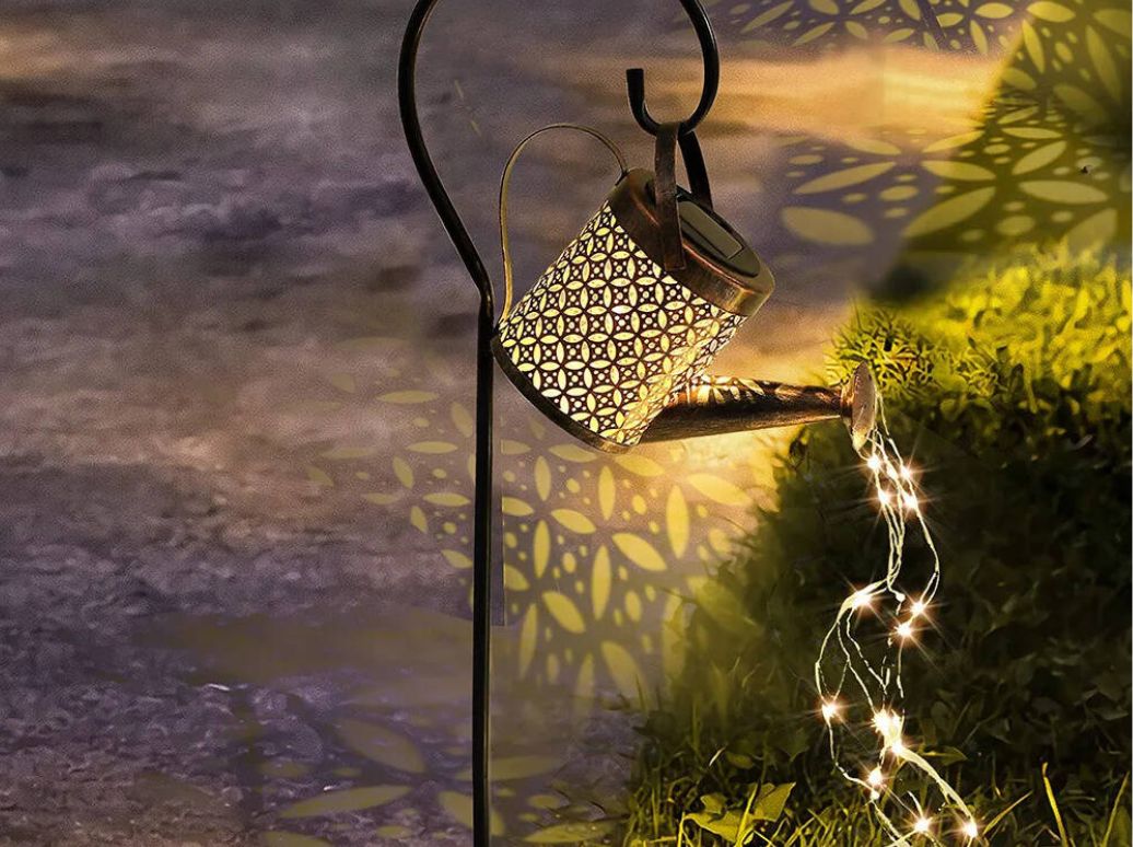 Dekorační solární lampa L  - orientální konev.