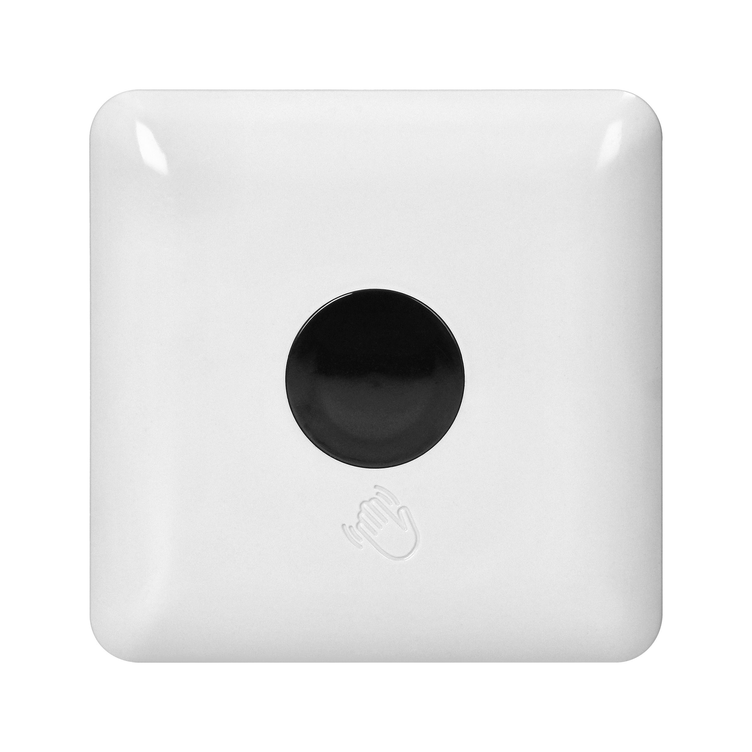 Zapuštěný bezdotykový vypínač, dosah 5 cm, IP20, max. 1200 W..