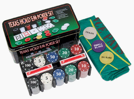 Pokerový set s 200 žetony