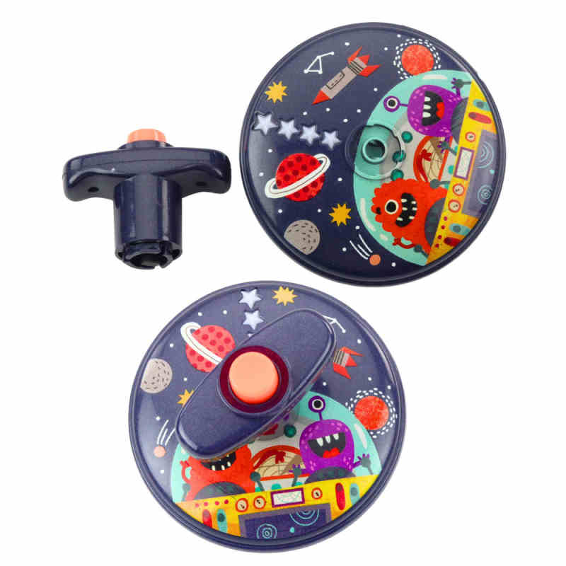 Barevný svítící disk - vesmírné UFO-  káča