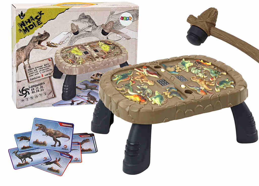 Dino Hunter: Interaktivní postřehová hra a stoleček 2v1