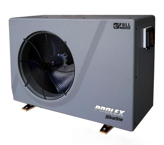 TepeIné čerpadIo  9kW 3x ÚSPORNĚJŠÍ Poolex Silverline Full Invertor 90 - EXTRÉMNĚ VÝKONNÉ,  S CHLAZENÍM, WIFI, samomontáž ,  pracuje od -7°C