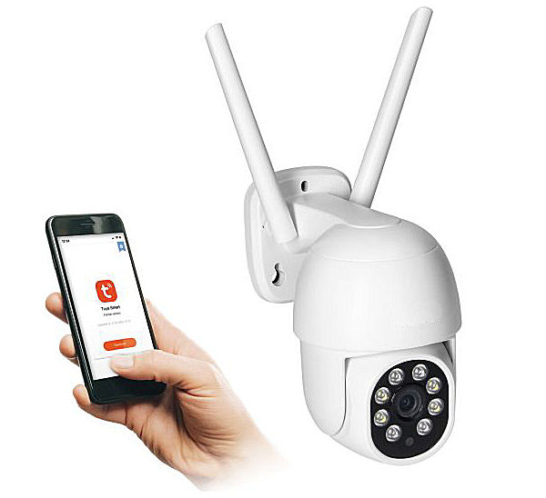 WiFi IP kamera otočná  PTZ - venkovní 4MP - TUYA