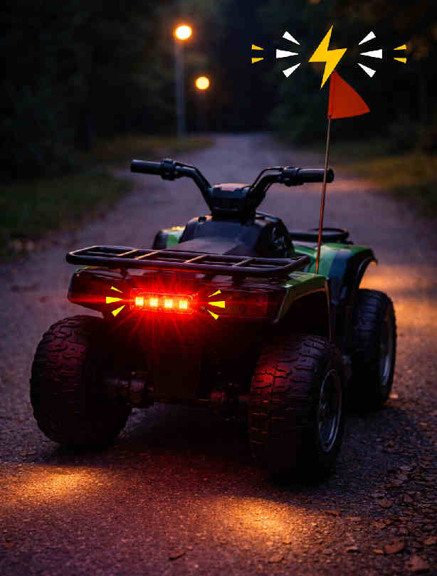 Přidavné zábleskové světlo pro větší bezpečnost